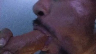 Latino Thug Sucks College Big Dick At The Glory Hole