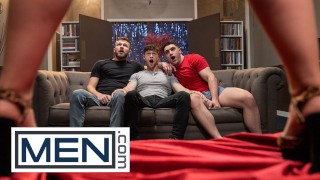 MEN – Finn Harding Bends Bottom Chris Cool Over Then Pounds Him On The Counter Until He Cums