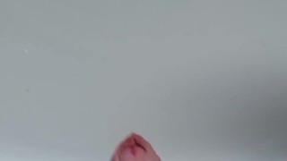 Uncut Teen Boy Cums In The Sink